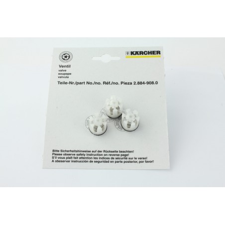 SOUPAPES (3 PIECES) POUR NHP KARCHER HDS 490 (45801170)